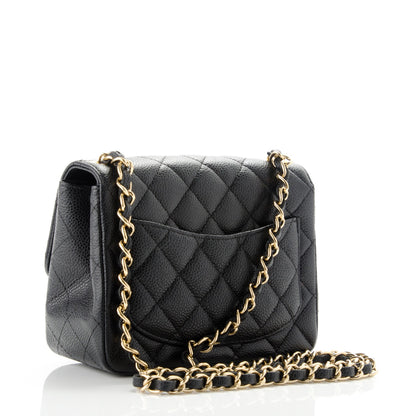 Chanel Caviar Quilted Mini Square Flap Black 3 of 8