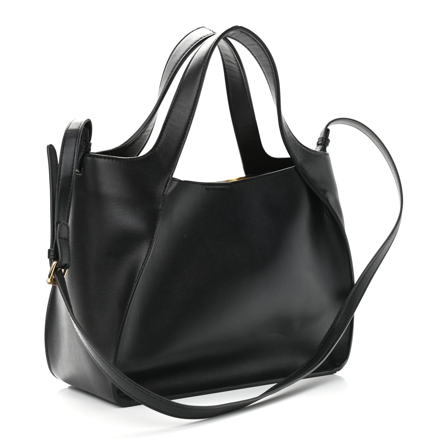 Eco Alter Nappa East West Perforated Tote Black