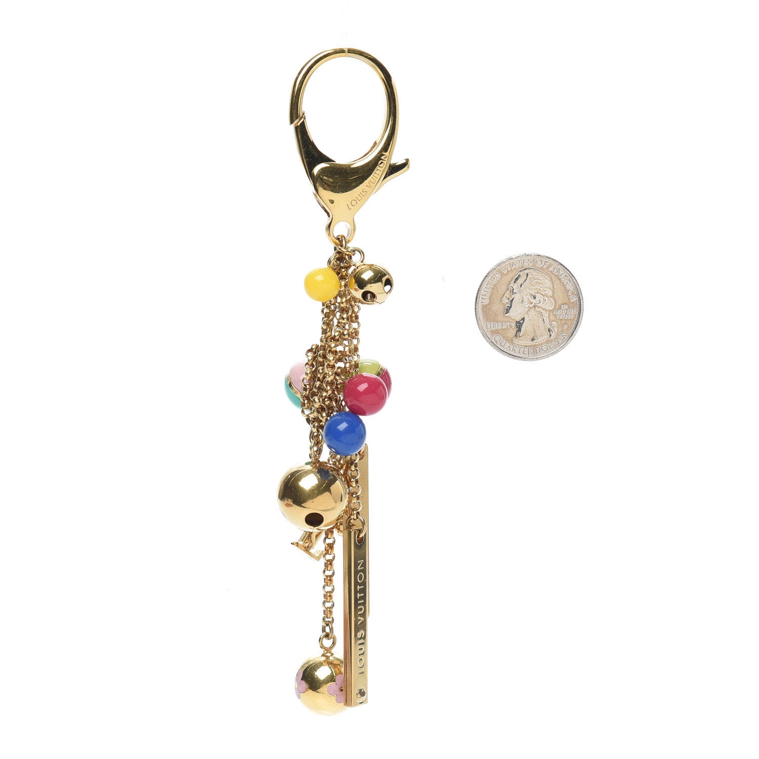 Louis Vuitton Grelots Bag Charm Key Ring 2 of 2