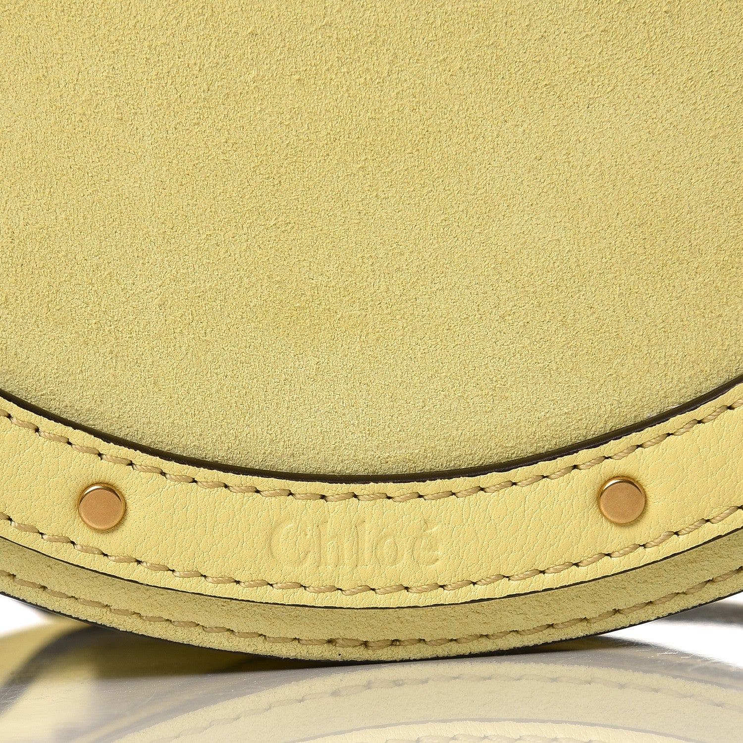 Chloe Calfskin Suede Small Pixie Bag Lemonade 7 of 7