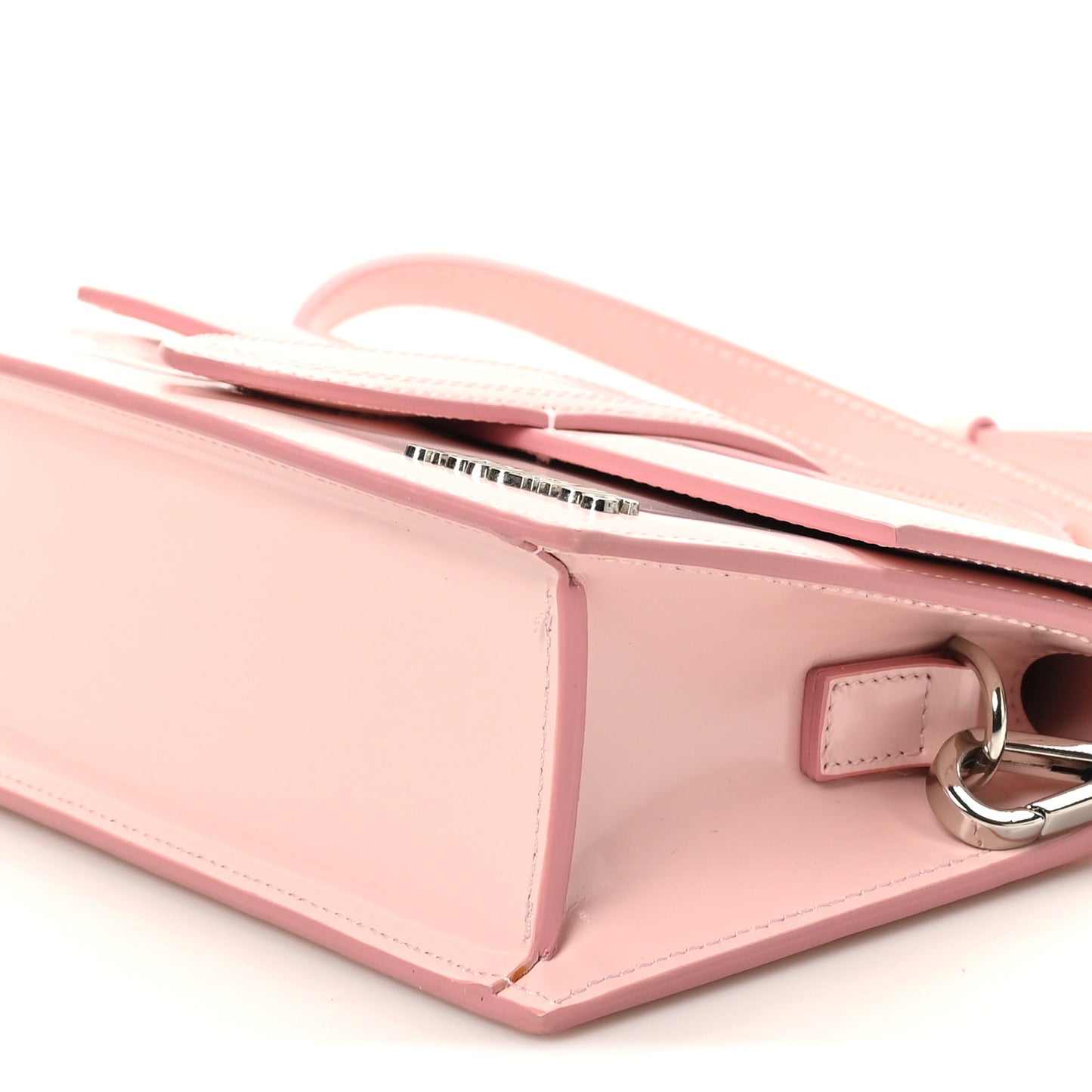 Glazed Calfskin Le Grand Bambino Pale Pink