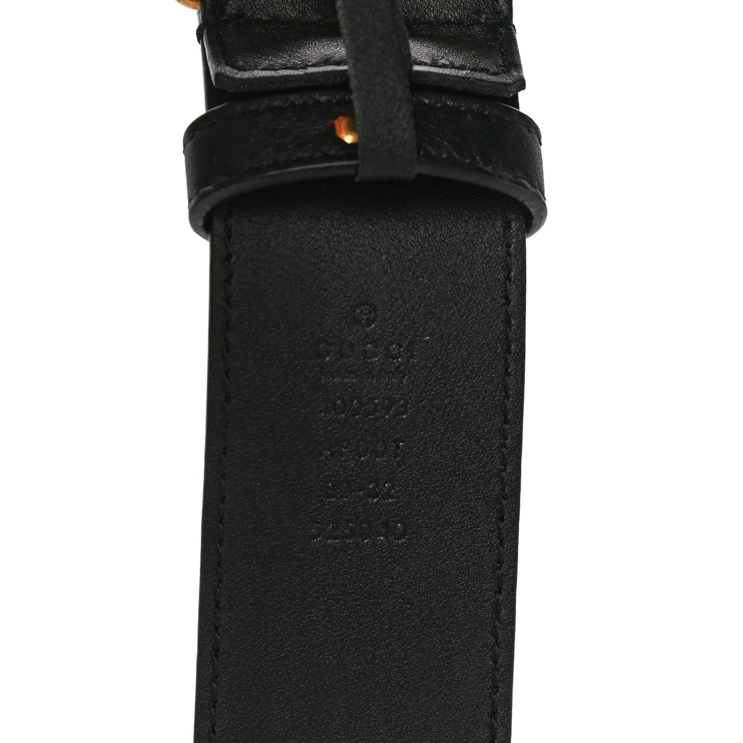 Calfskin Double G 40mm Belt 80 32 Black