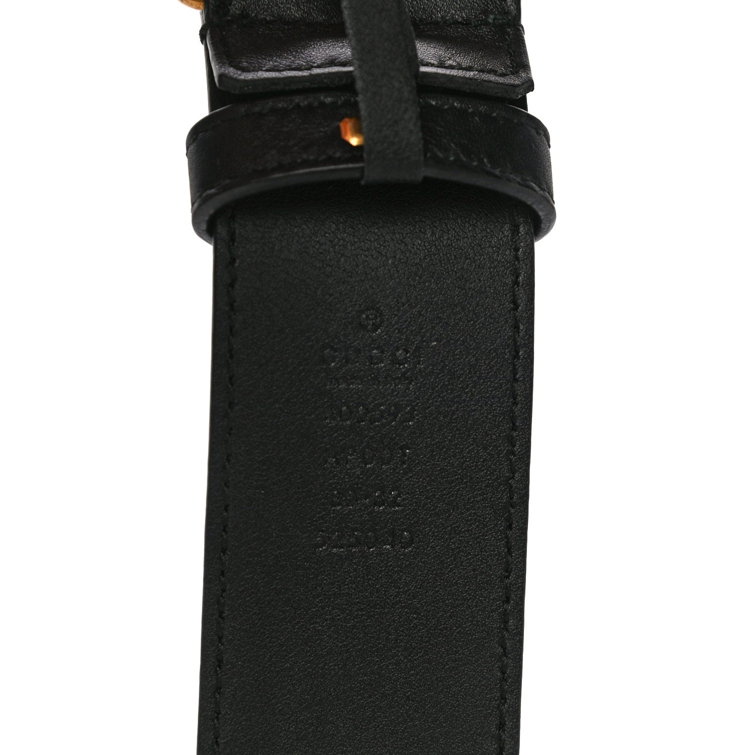 Gucci Calfskin Double G 40mm Belt 80 32 Black 4 of 12