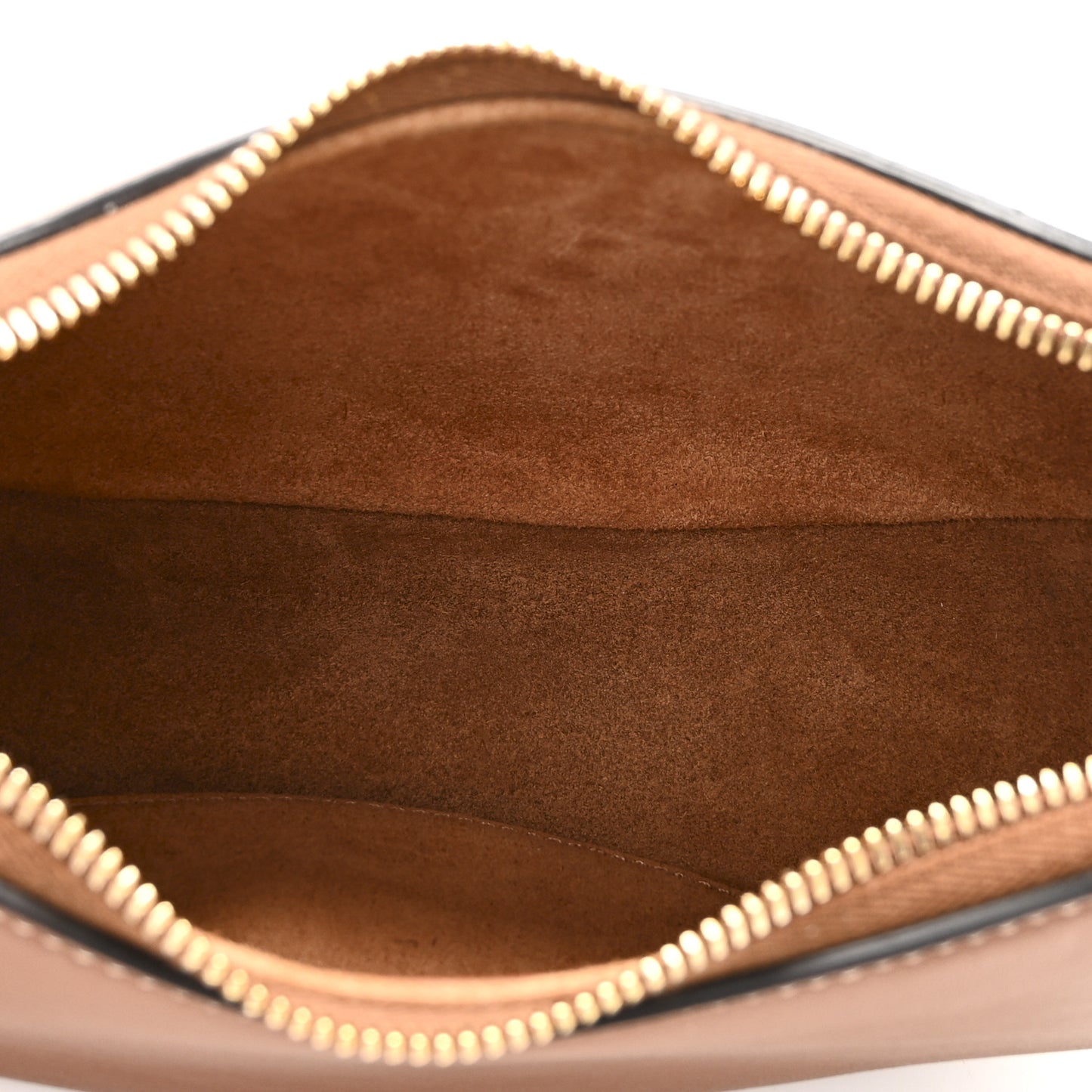 Smooth Calfskin Medium Strap Ava Shoulder Bag Tan