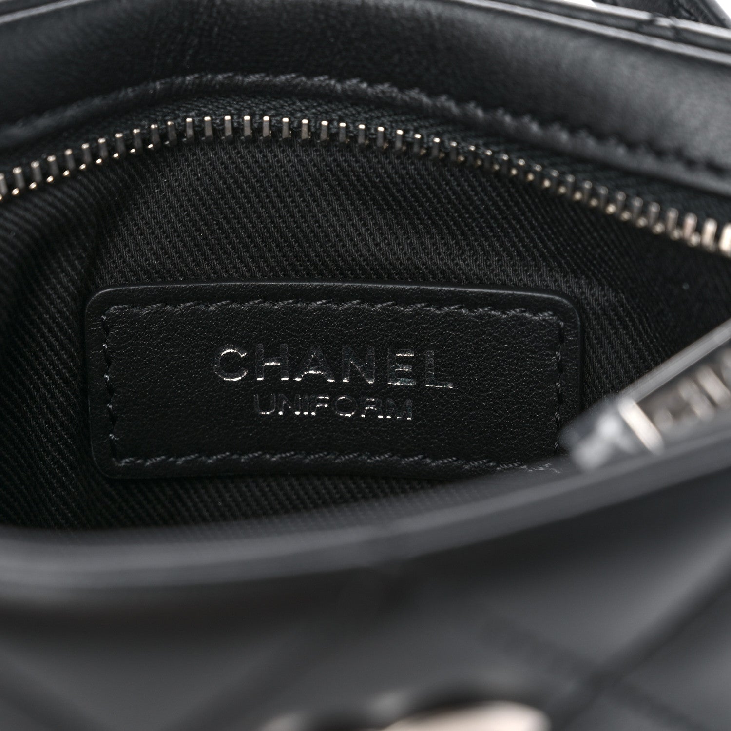 Chanel Lambskin Quilted Crossbody Bag Black 7 of 12
