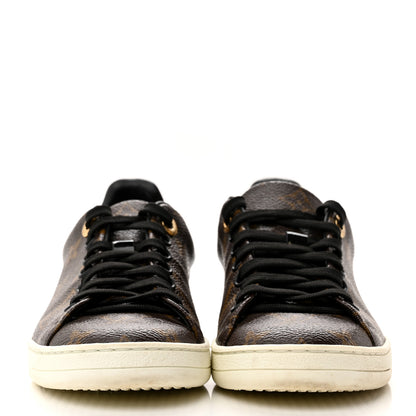 Louis Vuitton Patent Monogram Frontrow Sneakers 34.5 2 of 11