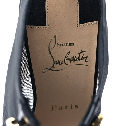 Christian Louboutin Mesh Nappa Marikate 100 Ankle Boots 38.5 Black 7 of 7