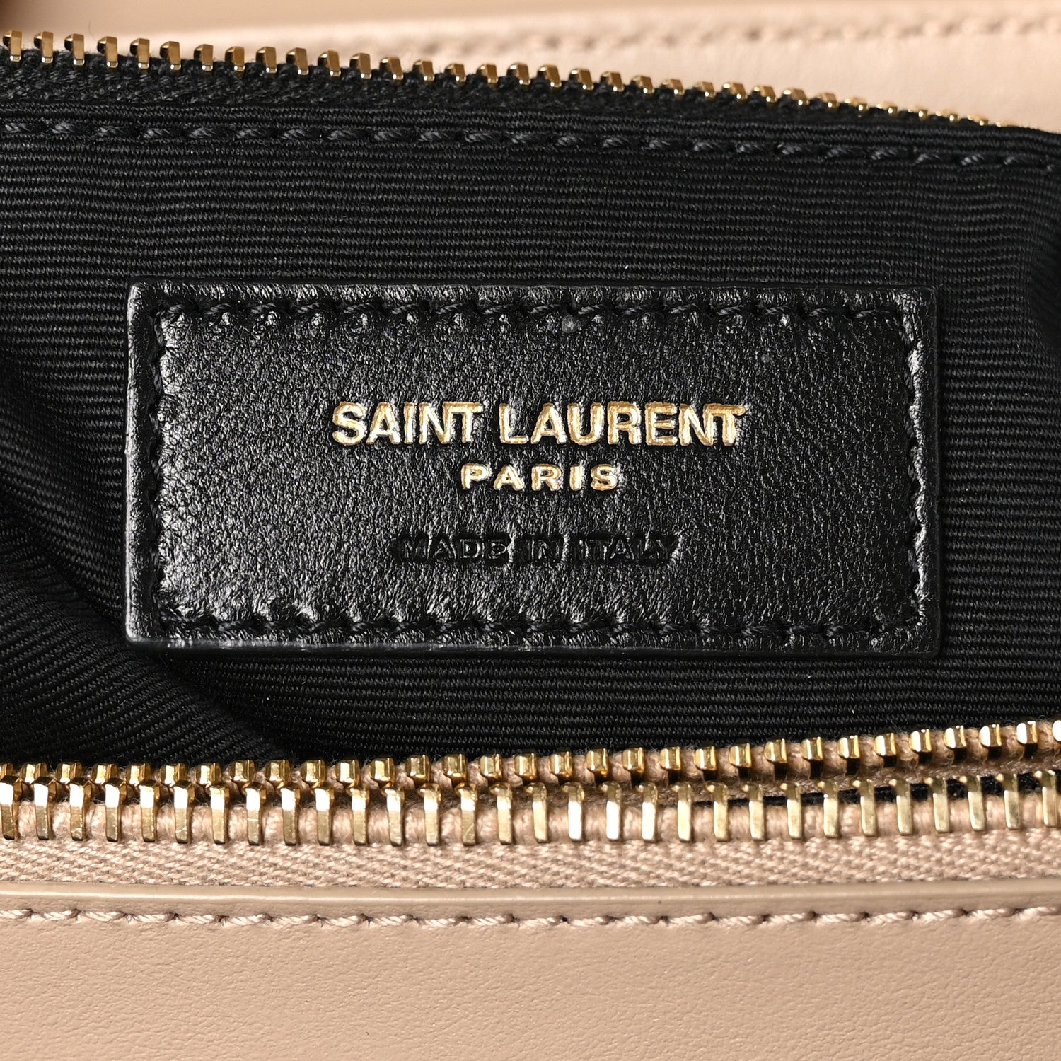 Saint Laurent Calfskin Y Quilted Monogram Medium Loulou Chain Satchel Dark Beige 8 of 12