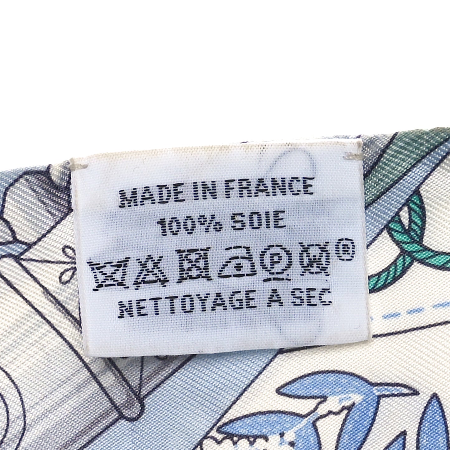 Silk Cliquetis Twilly Ciel White Menthol