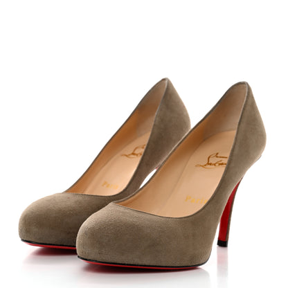 Christian Louboutin Suede Argotik 100 Pumps 37 Crendre 3 of 8