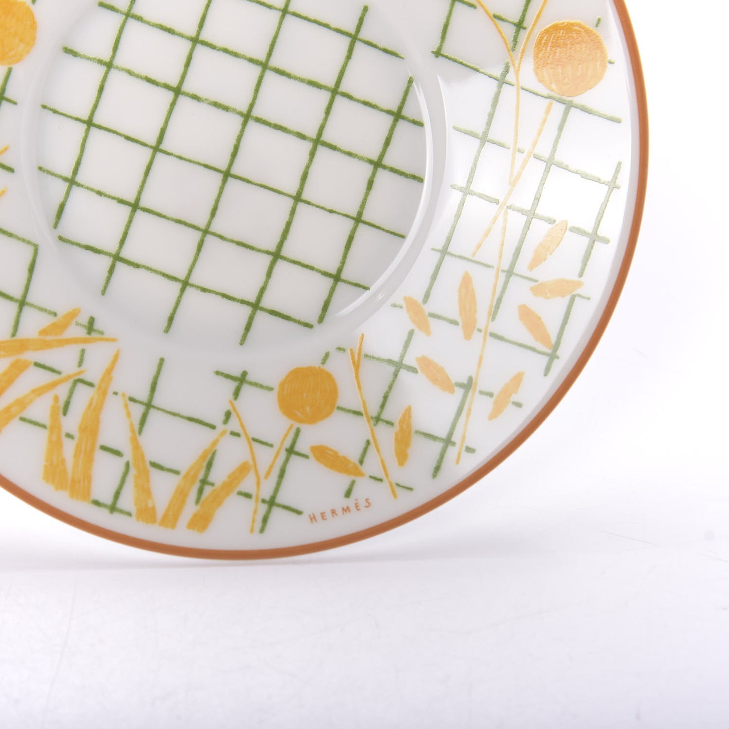 Porcelain A Walk In The Garden Tea Cup And Saucer Set Of 2