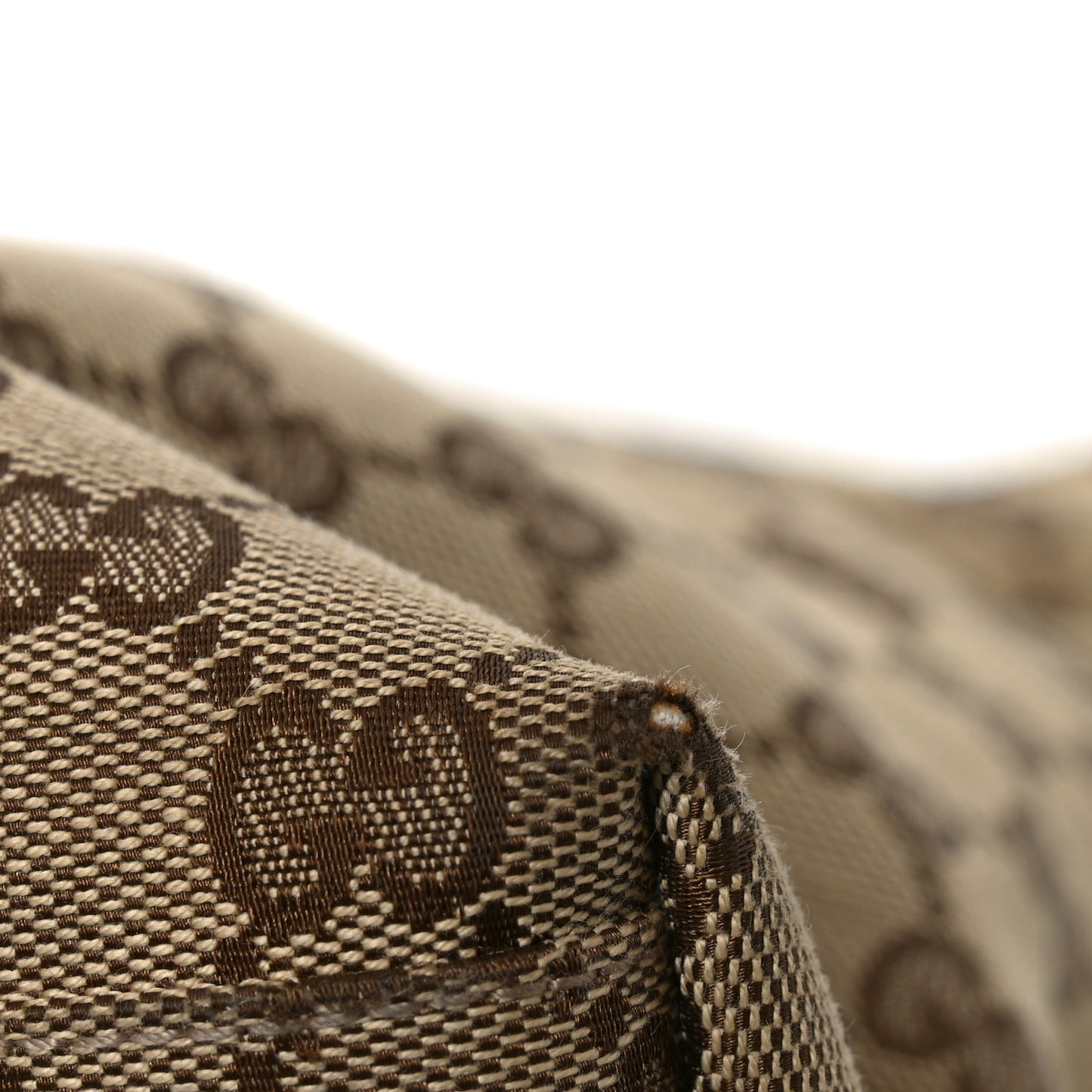 Monogram Web Large Diaper Tote Brown