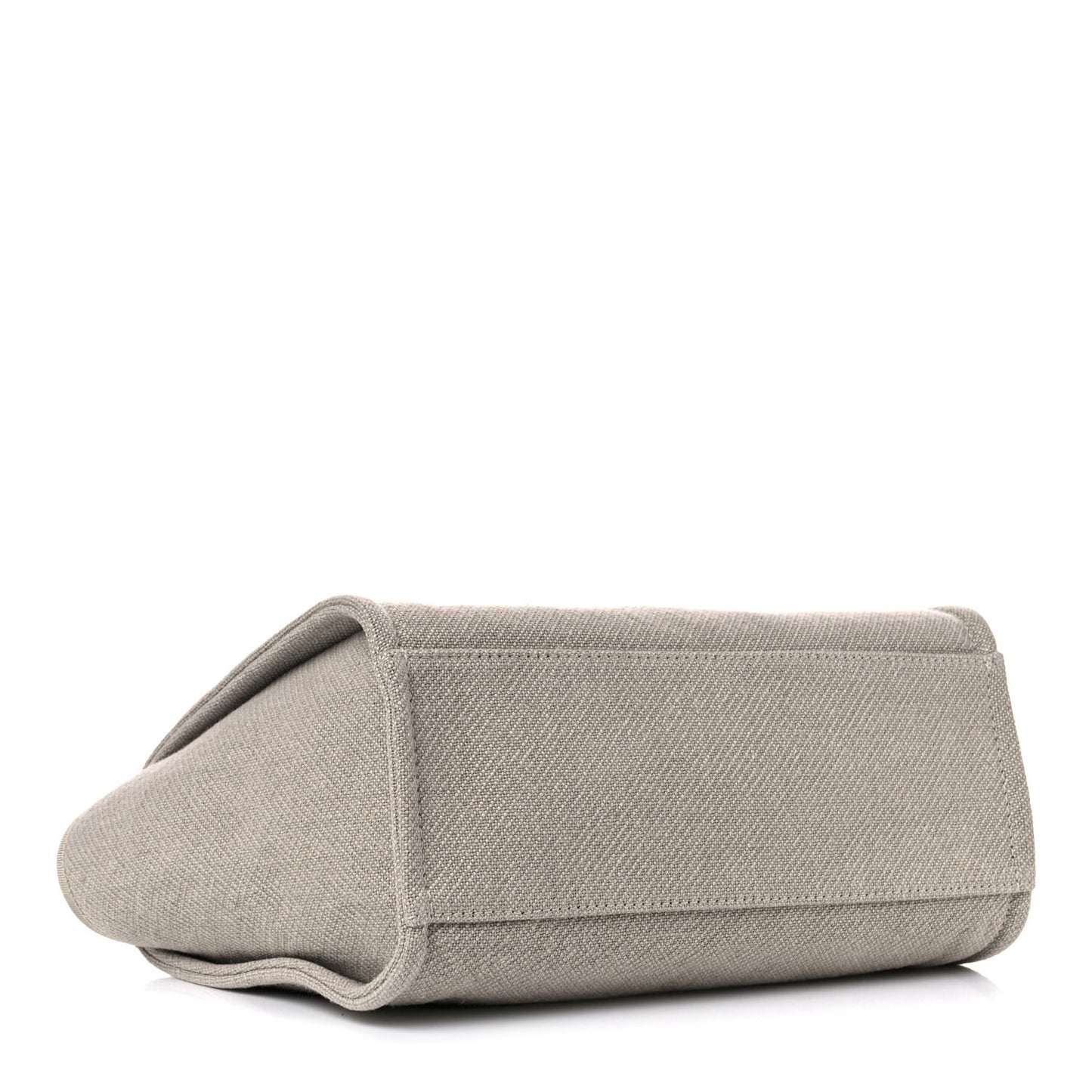 Mixed Fibers Small Deauville Tote Beige Black