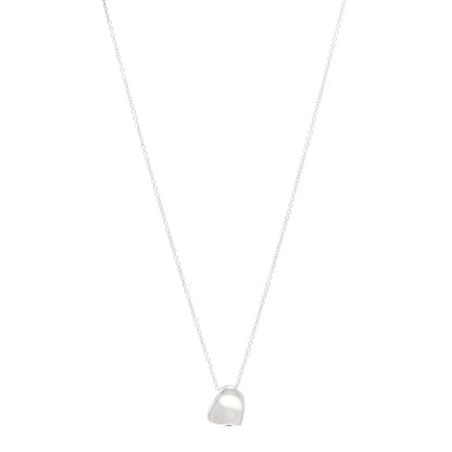 Tiffany Sterling Silver 11mm Elsa Peretti Full Heart Pendant Necklace 1 of 4