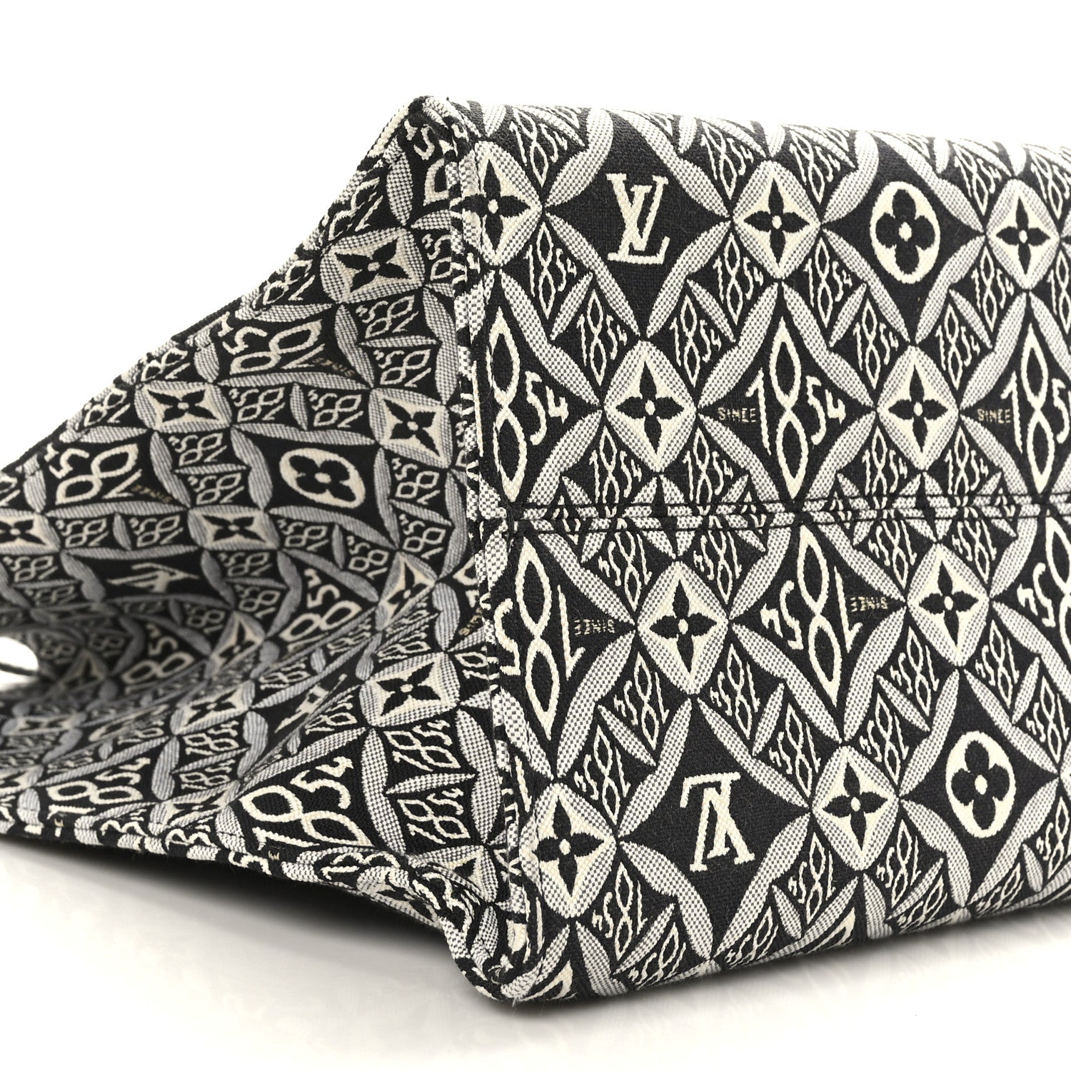 Louis Vuitton Jacquard Since 1854 Onthego GM Grey 7 of 8