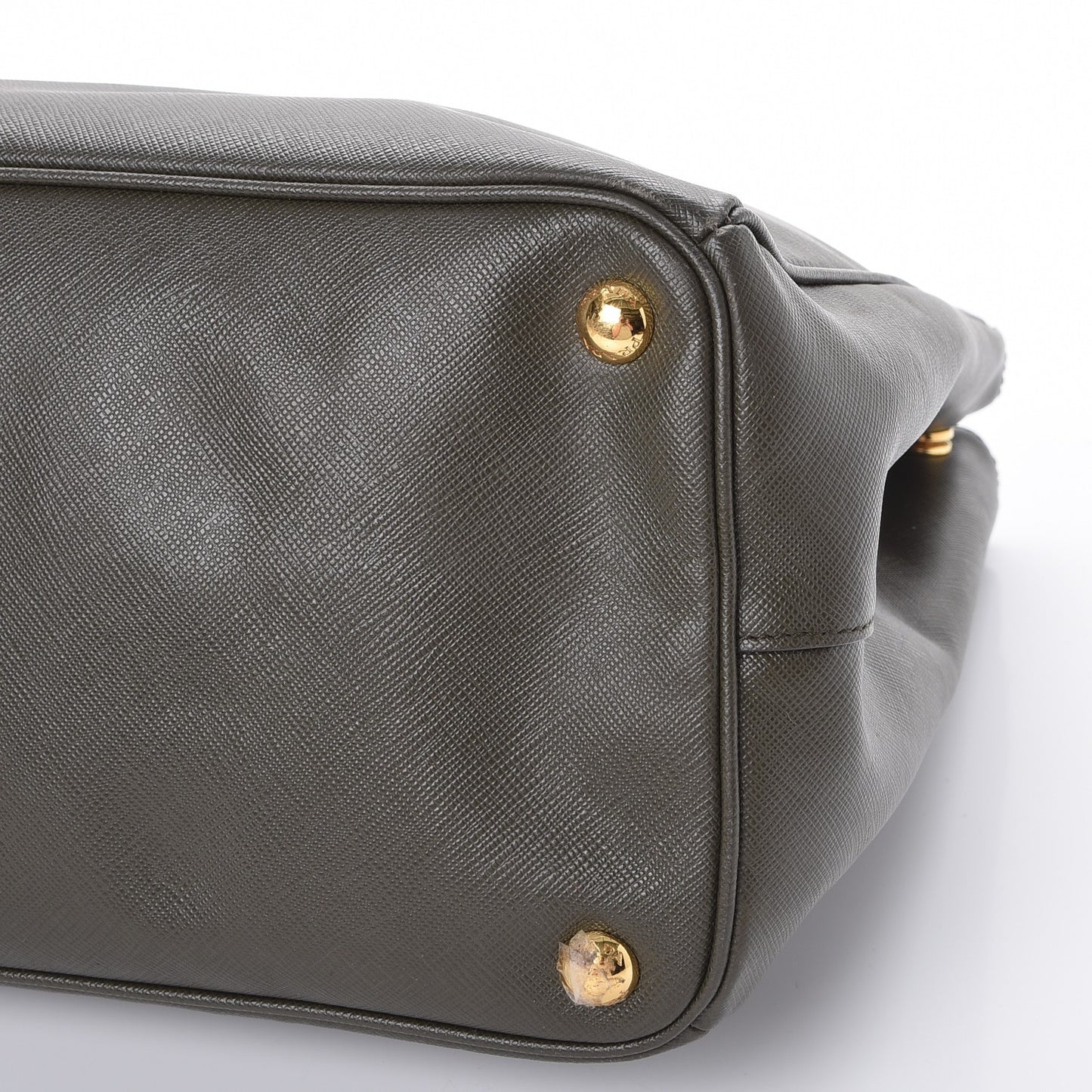 Saffiano Large Galleria Double Zip Tote Militare