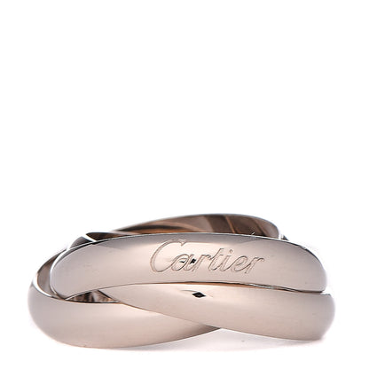 Cartier 18K White Gold Classic Trinity Ring 52 6 1 of 6