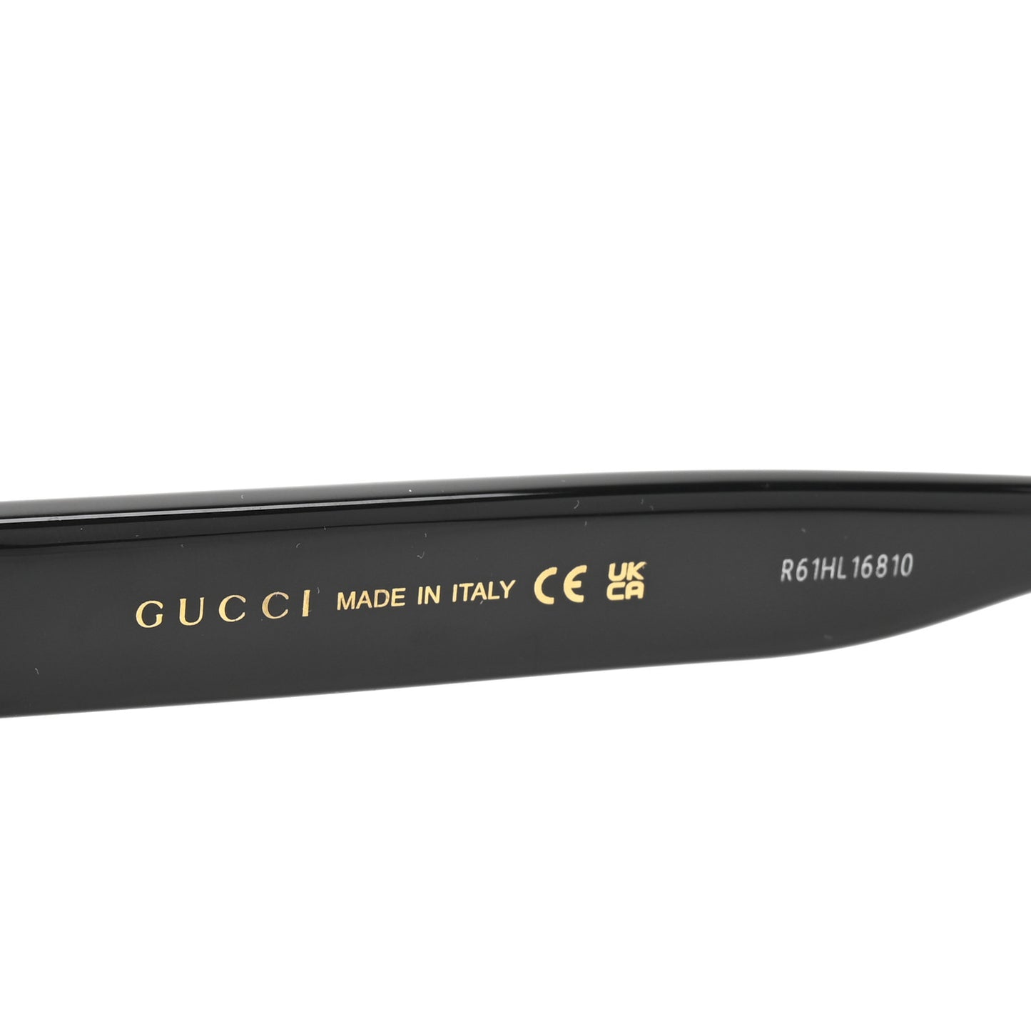 Acetate Square Frame Sunglasses GG1338S Black