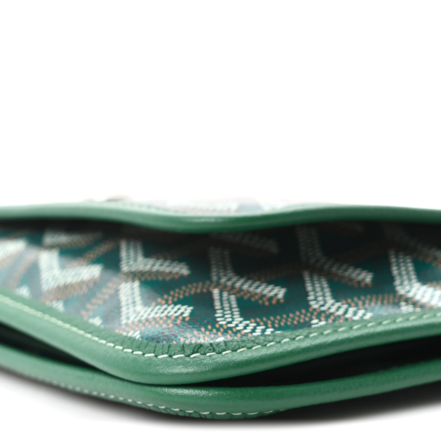 Goyard Goyardine Plumet Wallet Clutch Green 9 of 9