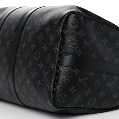 Louis Vuitton Monogram Eclipse Keepall Bandouliere 45 9 of 13