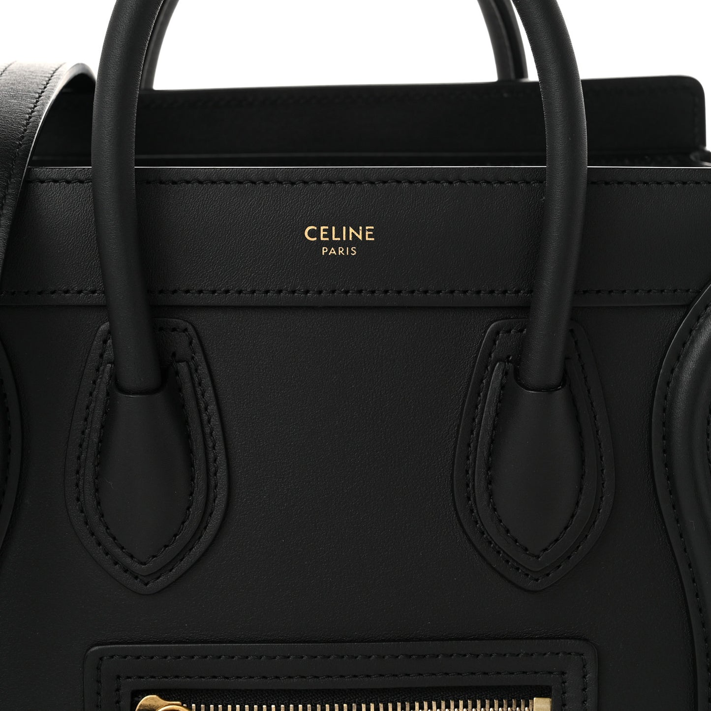Smooth Calfskin Nano Luggage Black
