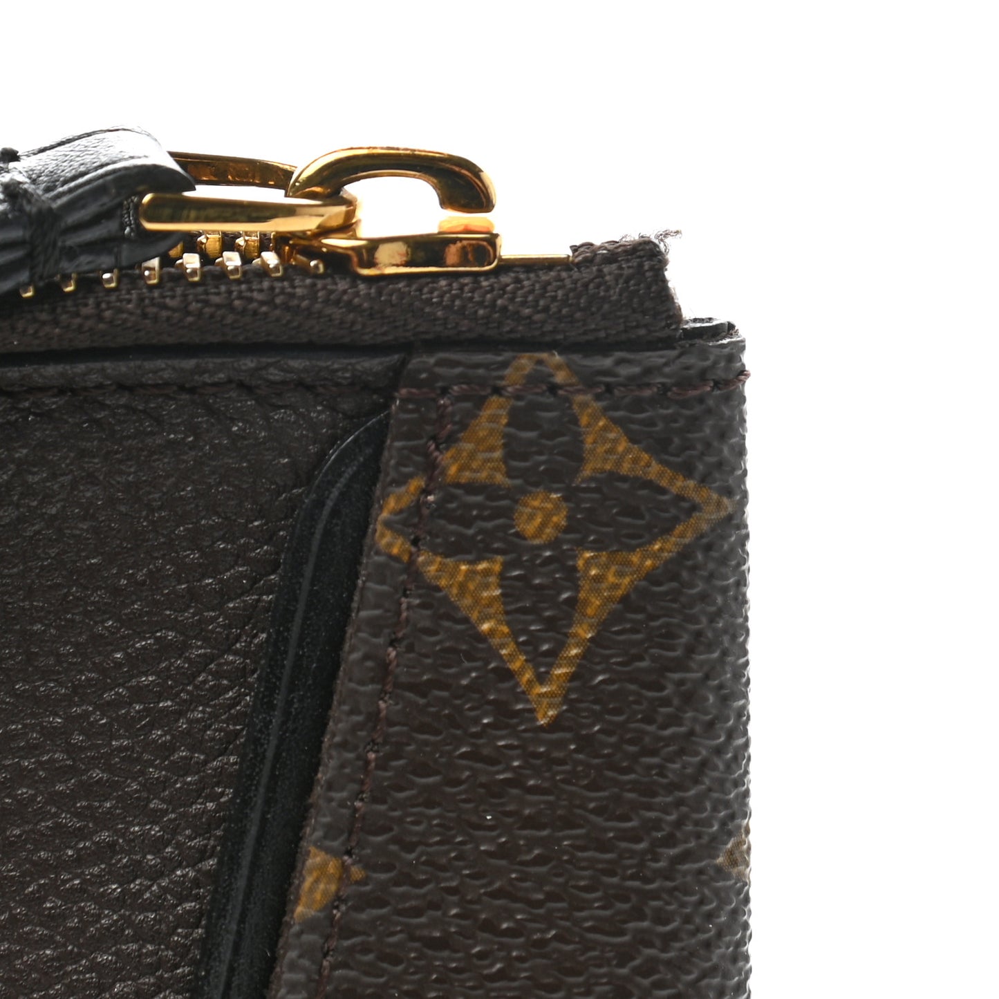 Monogram Veau Cachemire W Pochette Chocolate