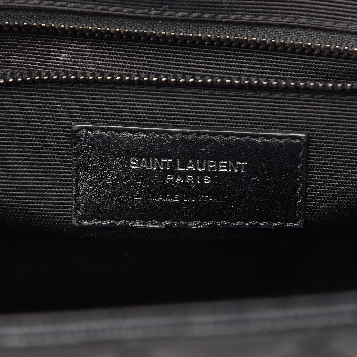 Grain De Poudre Large Tri-Quilt Monogram Satchel Black