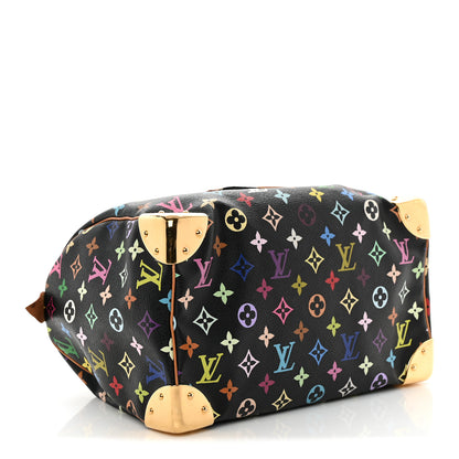 Louis Vuitton Monogram Multicolor Speedy 30 Black 4 of 10