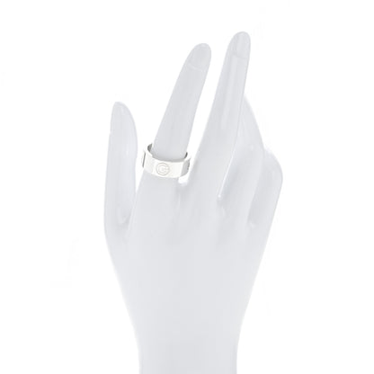 Gucci Sterling Silver G Cutout Band Ring 58 8.25 2 of 7