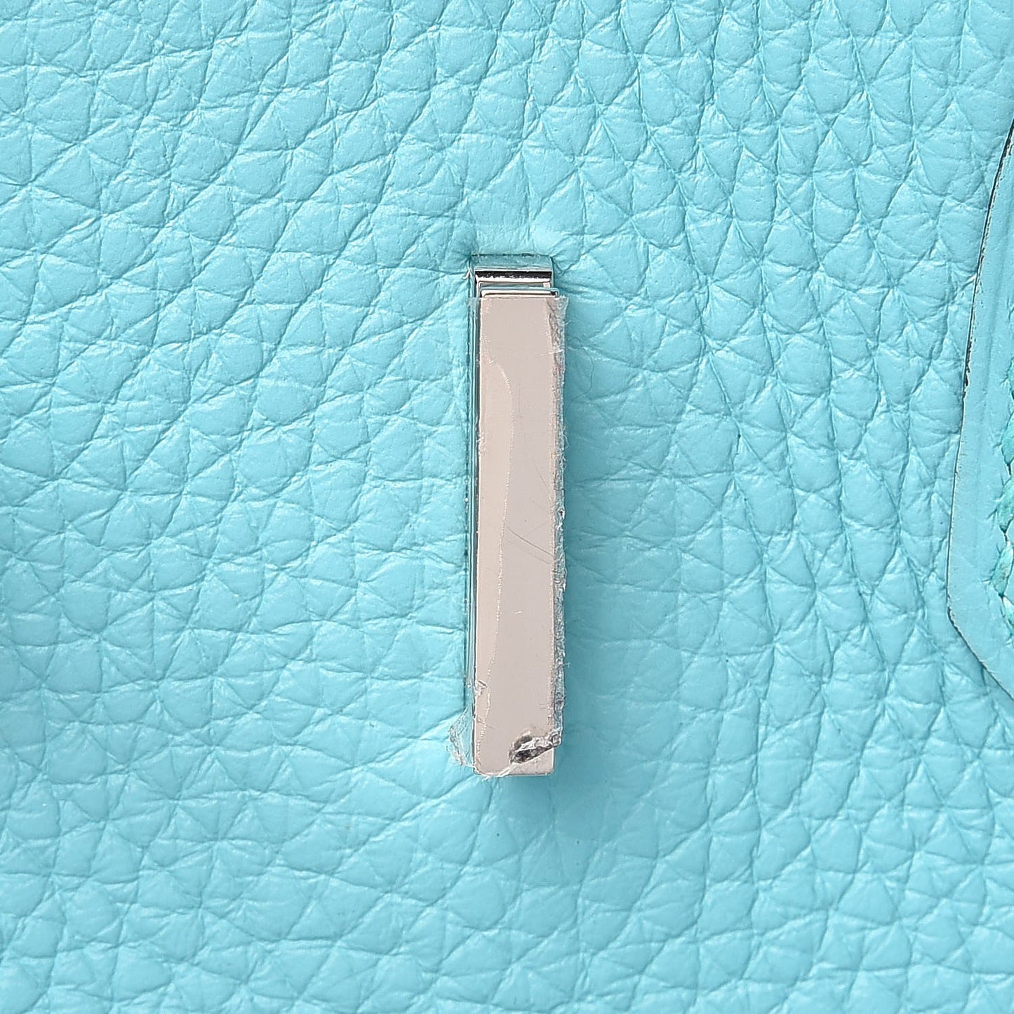 Taurillon Clemence Birkin 30 Bleu Atoll