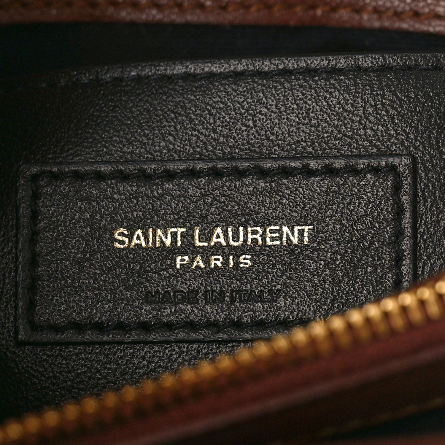 Saint Laurent Calfskin Matelasse Chevron Monogram Medium College Bag Brick 6 of 10