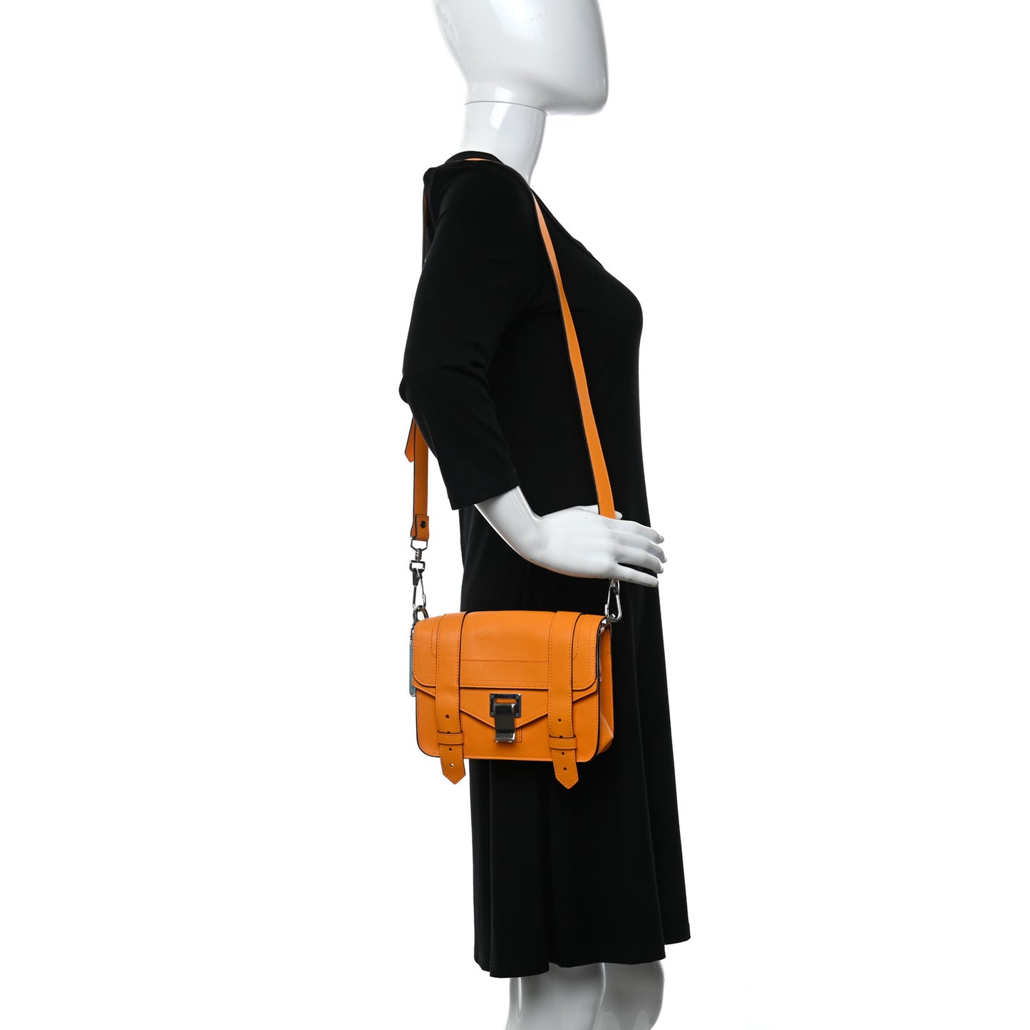 Lambskin PS1 Mini Crossbody Bag Marigold