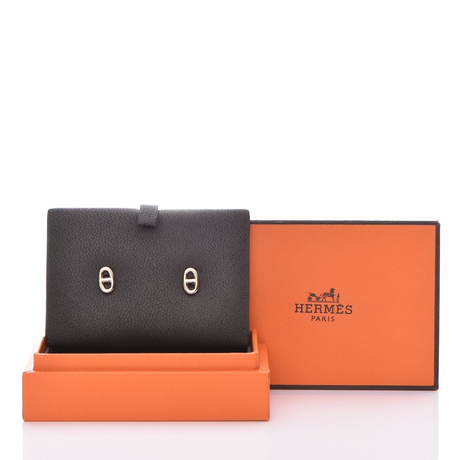 Hermes 18K Rose Gold TPM Farandole Stud Earrings 6 of 6