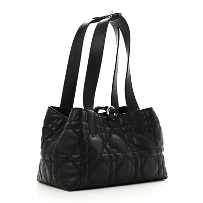 Christian Dior Calfskin Macrocannage Small Toujours Black 4 of 10