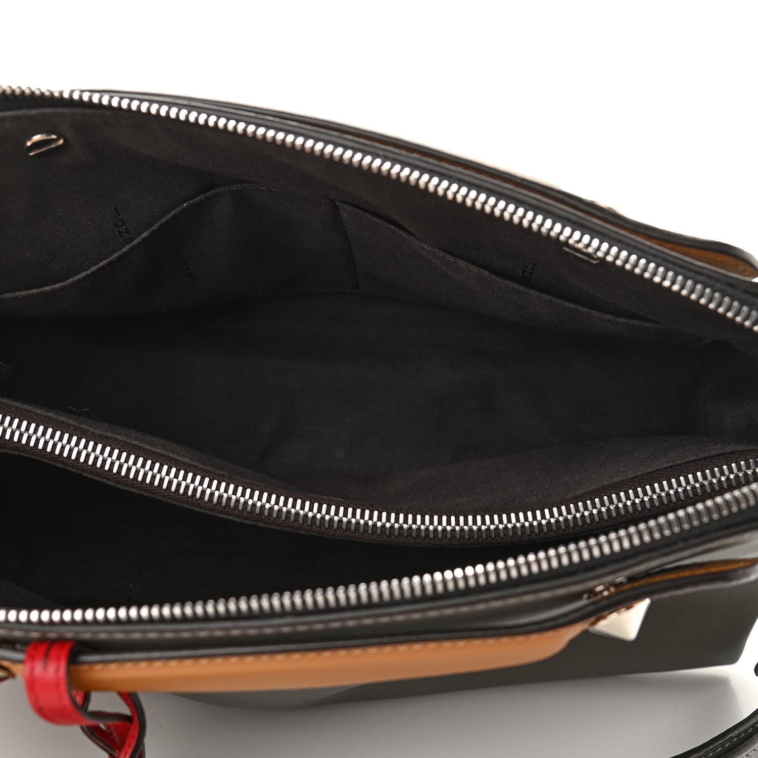 Fendi Vitello Dolce 4 Color Medium By The Way Boston Bag Argilla Fragola Multicolor 5 of 10