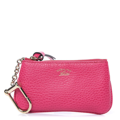Gucci Dollar Calfskin Swing Key Case Blossom 1 of 8
