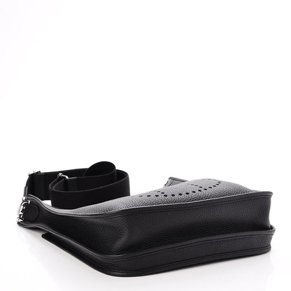 Hermes Taurillon Clemence Evelyne III PM Black 4 of 8