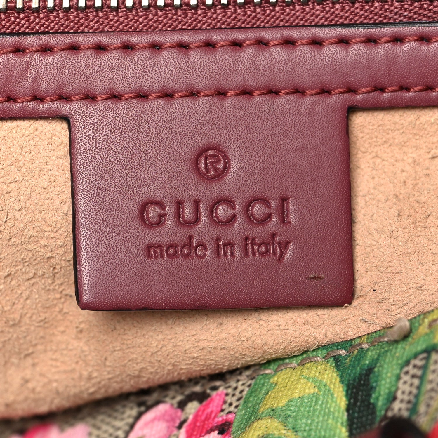 Gucci Soft GG Supreme Monogram Blooms Medium Crossbody Tote Beige Multicolor Dry Rose 6 of 13