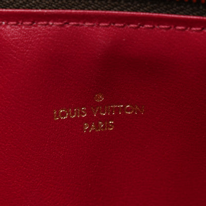 Louis Vuitton Monogram Felicie Chain Wallet Zippered Insert Fuchsia 6 of 7