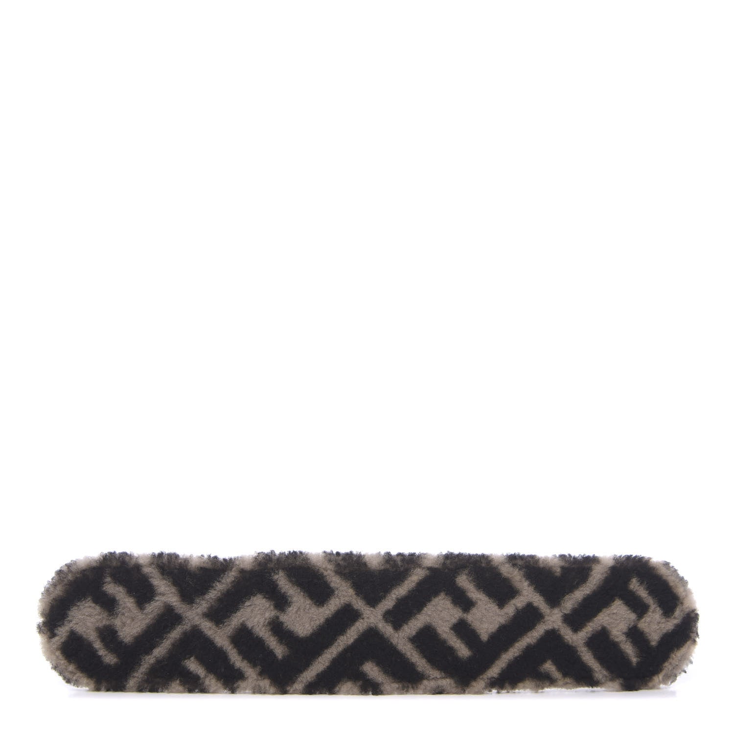 Fendi Shearling FF Diagonal Strap Thru Pale Pink 1 of 4