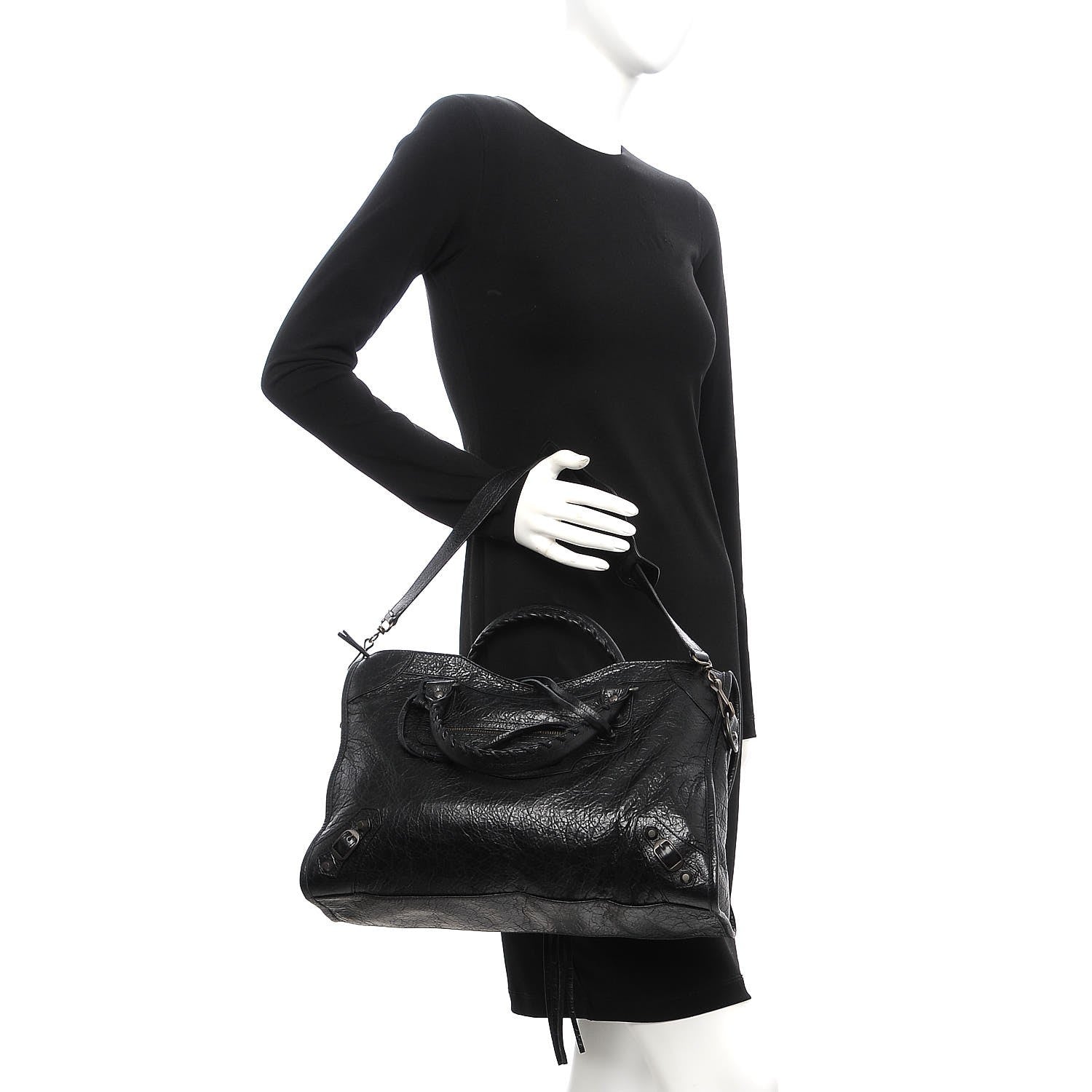 Balenciaga Agneau Classic Hardware City Black 2 of 8