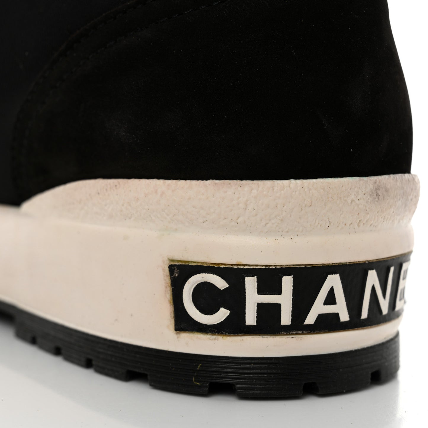 Nylon Suede CC Sneakers 38 Black