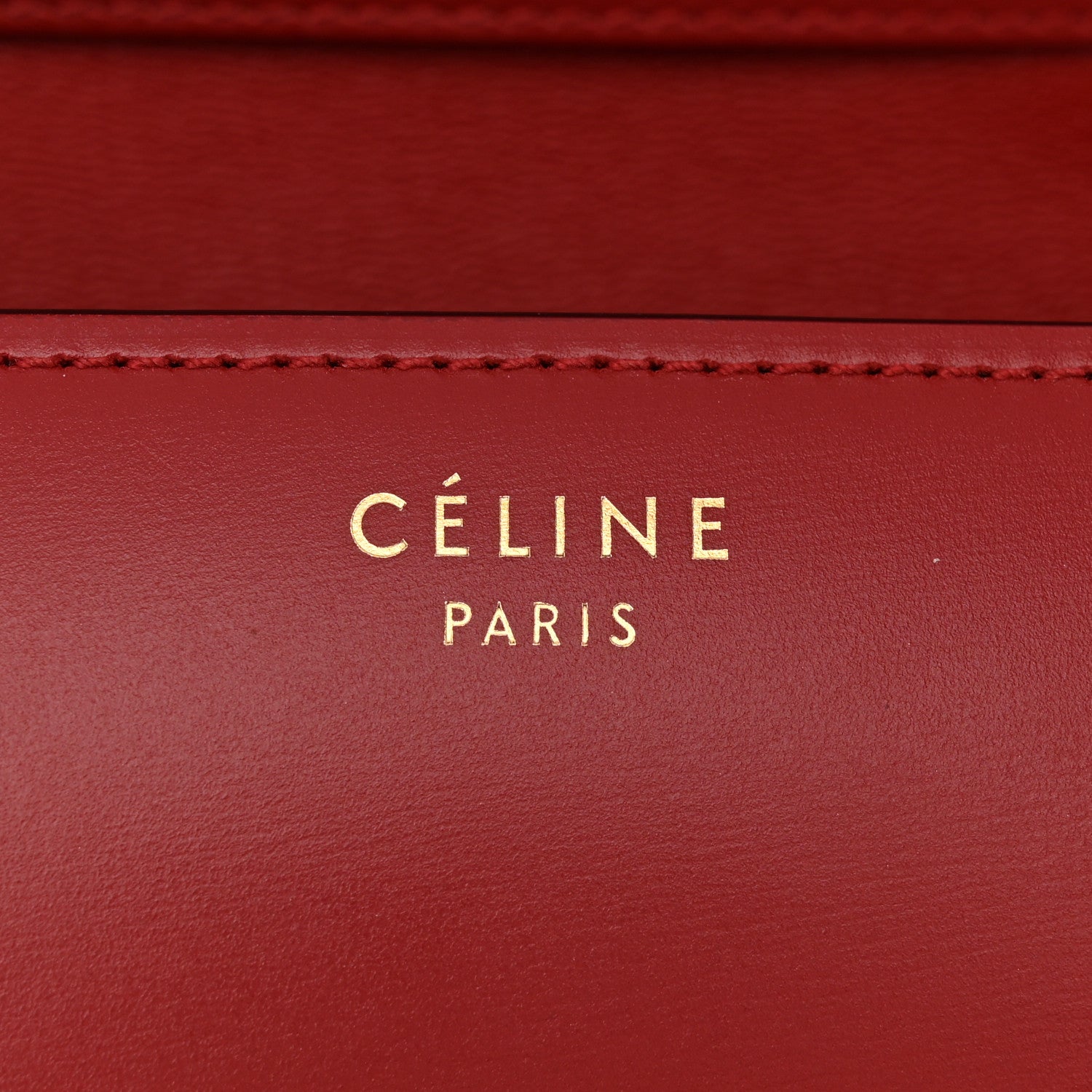 Celine Smooth Calfskin Small Classic Box Flap Bag Red 6 of 12