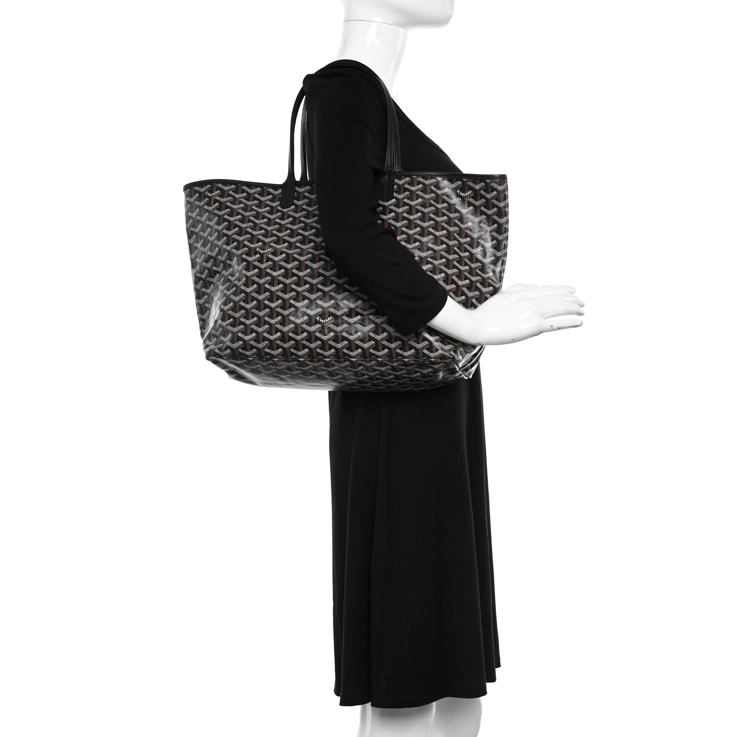 Goyard Goyardine Saint Louis PM Black 2 of 12