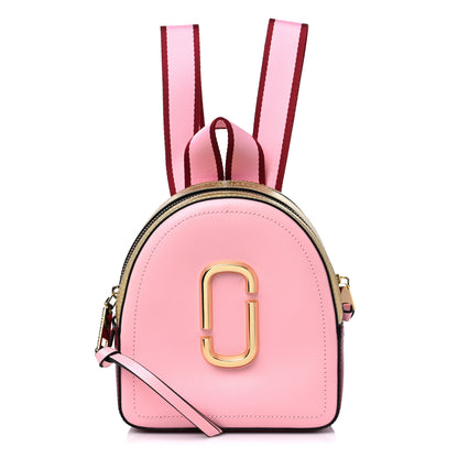 Marc Jacobs Saffiano Mini Snapshot Backpack Pink Multicolor 1 of 11