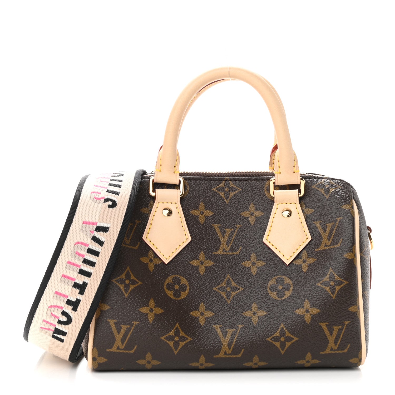 Louis Vuitton Monogram Speedy Bandouliere 20 Black 1 of 11