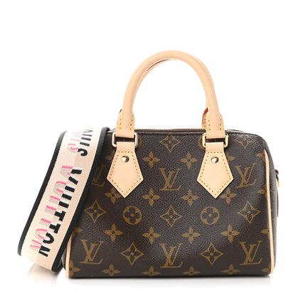 Louis Vuitton Monogram Speedy Bandouliere 20 Black 1 of 11