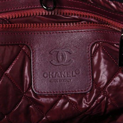 Chanel Nylon Quilted Medium Coco Cocoon Reversible Tote Black 5 of 10