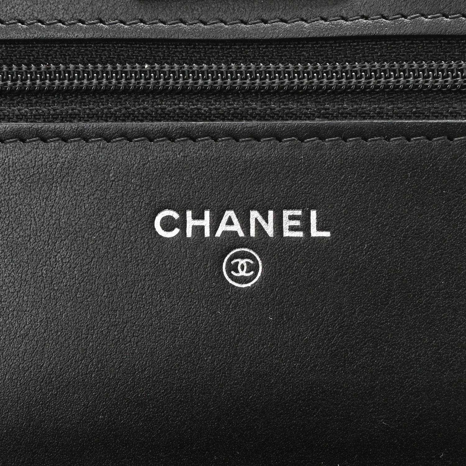 Chanel Chevron Reissue Wallet On Chain WOC So Black 6 of 12