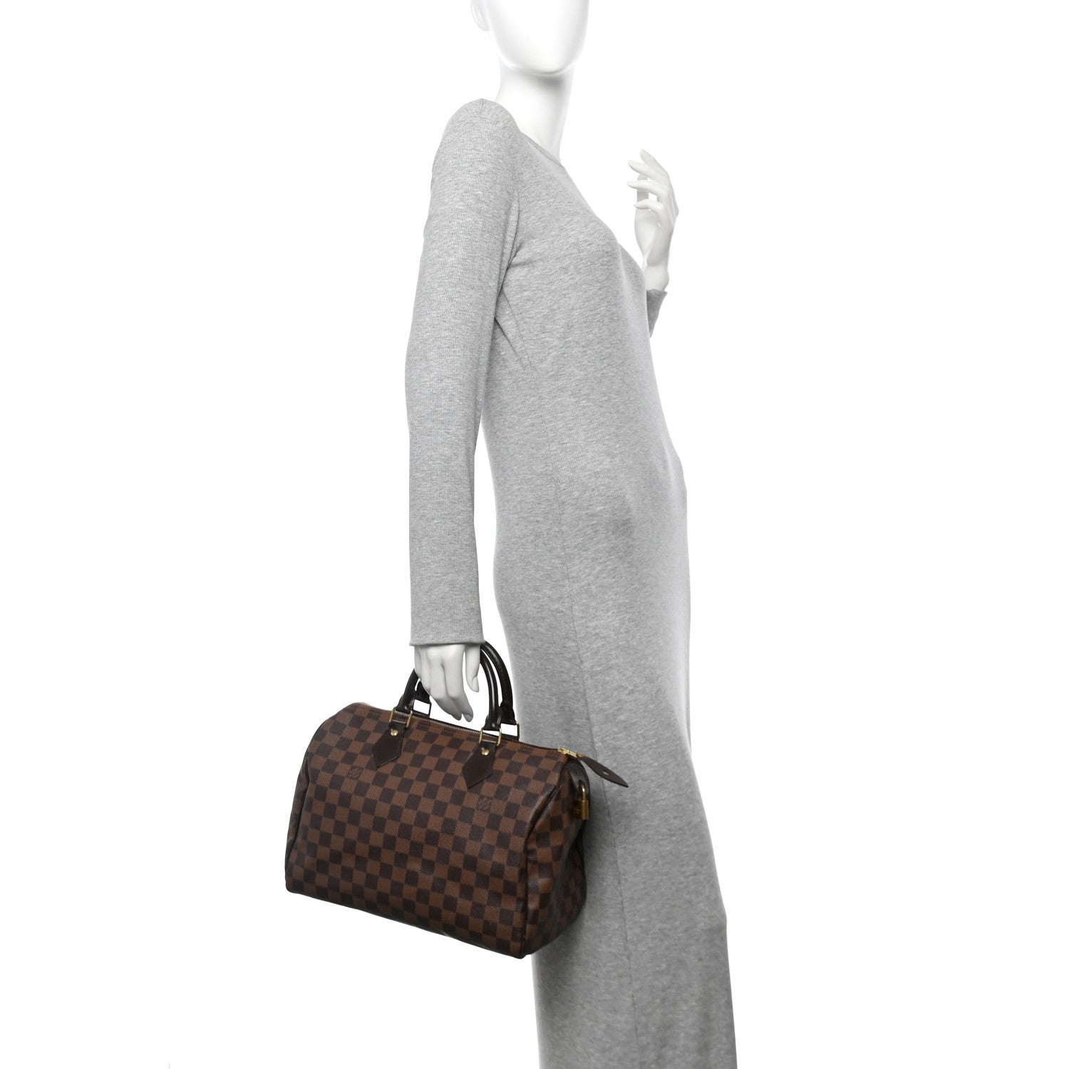 Louis Vuitton Damier Ebene Speedy 30 2 of 13